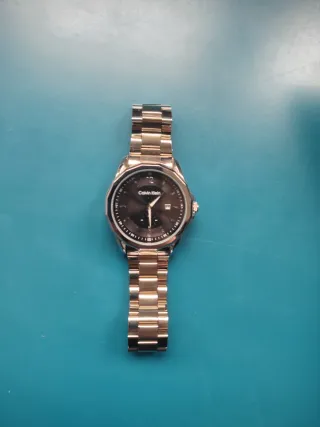 Reloj Calvin Klein Acero Inoxidable Dorado Negro