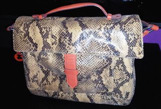 Bandolera Podium TOUS Beige/Marrón Piel Serpiente