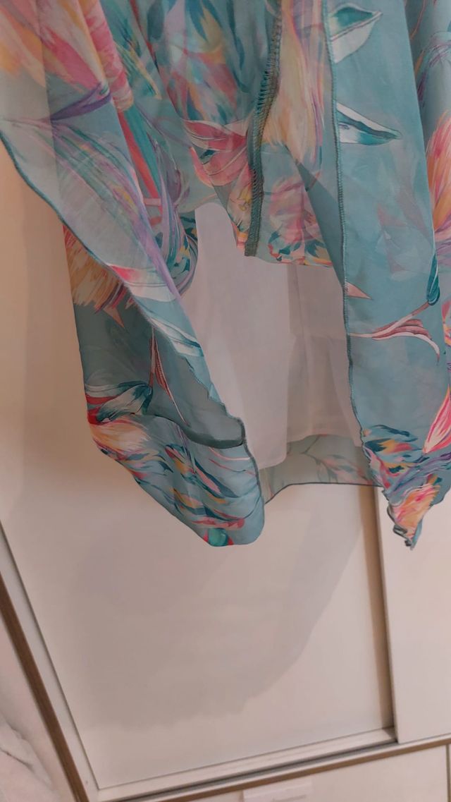 Vestido corto verano floral