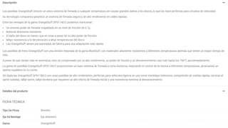 Pastillas de freno EBC Orange Stuff SEAT Leon