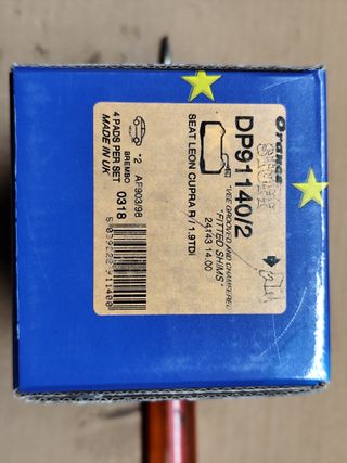 Pastillas de freno EBC Orange Stuff SEAT Leon