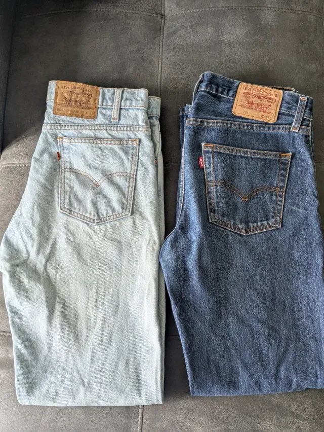 2 paia jeans Levi's unisex
