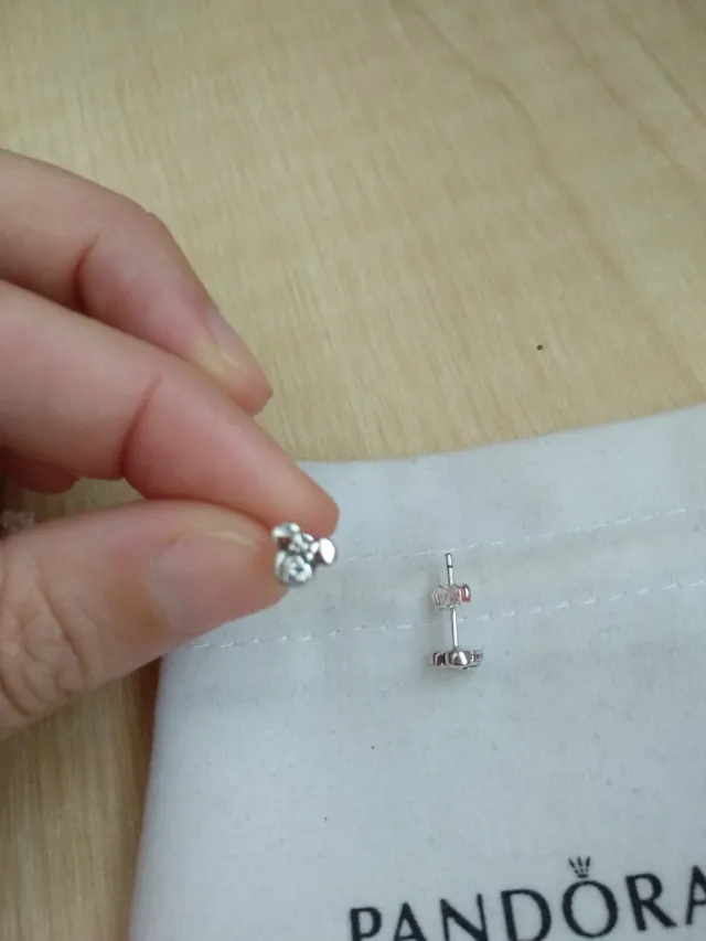 Pendientes Pandora Mickey Mouse Plata