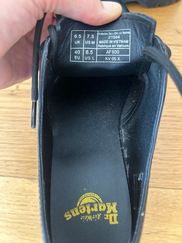 Zapatos Dr. Martens Clásicos Mujer Negro