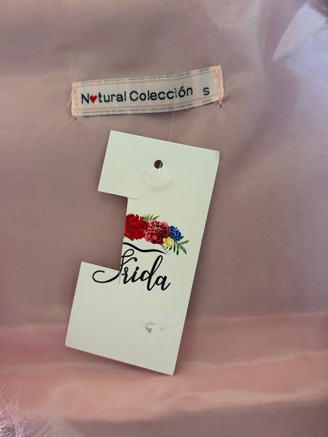 Chaleco de pelo rosa