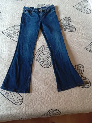 Pantalón vaquero mujer azul