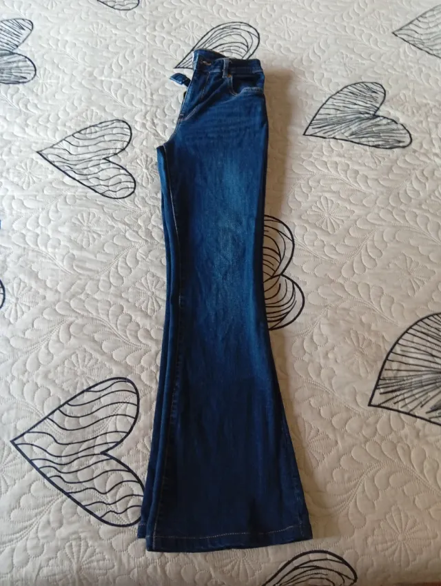Pantalón vaquero mujer azul