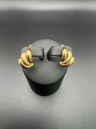 011-04-00407 PENDIENTES TRICOLOR ORO 18K