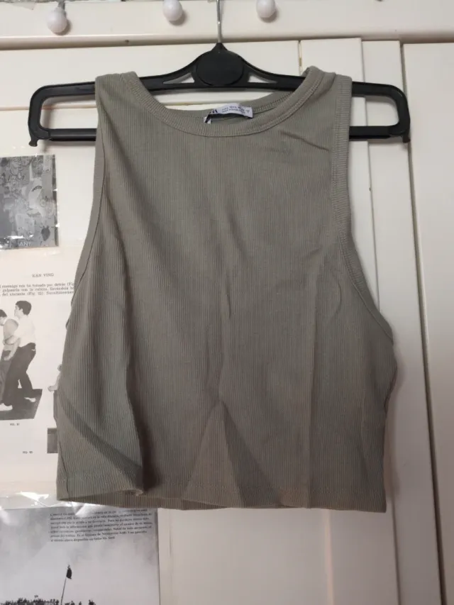Pack 2 Camisetas Zara Gris y Verde