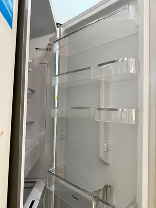 Nevera Candy plateada