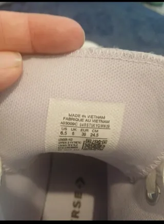 Converse rosas talla 39