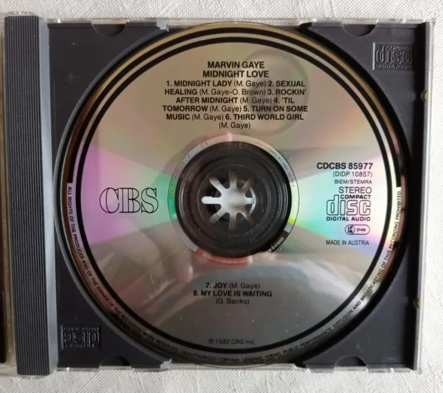 CD Marvin Gaye - Midnight Love