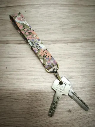 Llaveros de tela artesanales