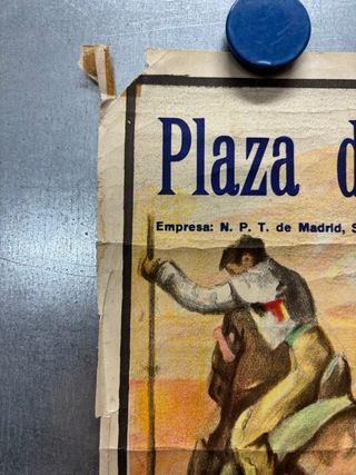 Cartel Toros Valencia 27 Junio 1970