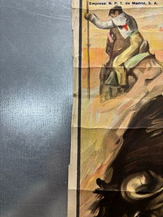 Cartel Toros Valencia 27 Junio 1970