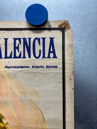 Cartel Toros Valencia 27 Junio 1970