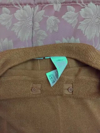 Pantaloni color oro con effetto glitter 14 anni