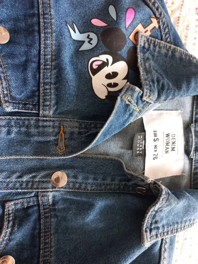 Chaqueta vaquera Mickey Mouse Talla S