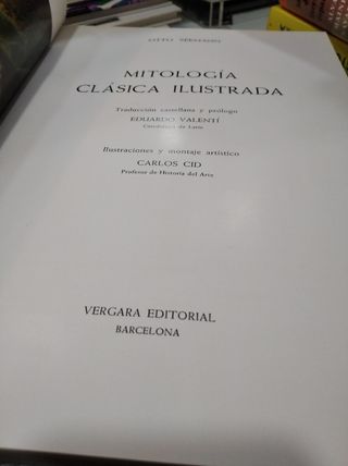 Mitología clásica ilustrada (Griega y Romana)