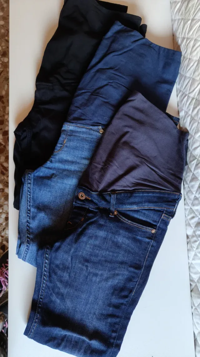 Pantalones premamá vaqueros