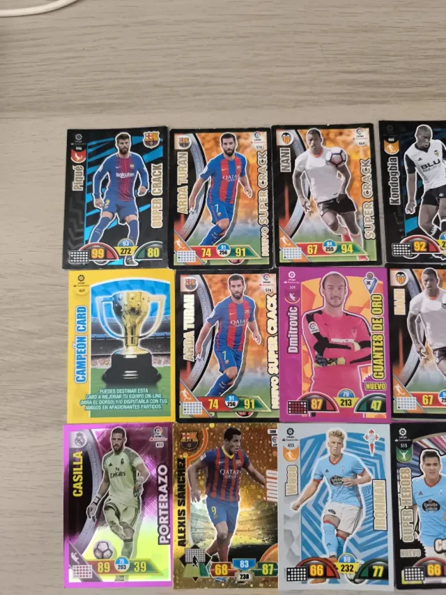 Lote cromos fútbol especiales