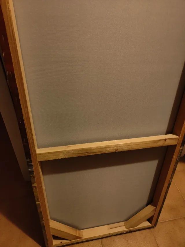 Juego de 2 cuadros abstractos 150x45cm