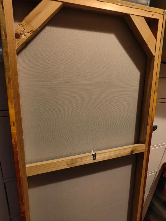 Juego de 2 cuadros abstractos 150x45cm