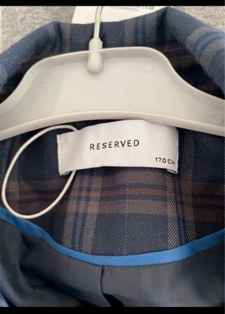 Americana/Blazer Reserved Cuadros Talla XS