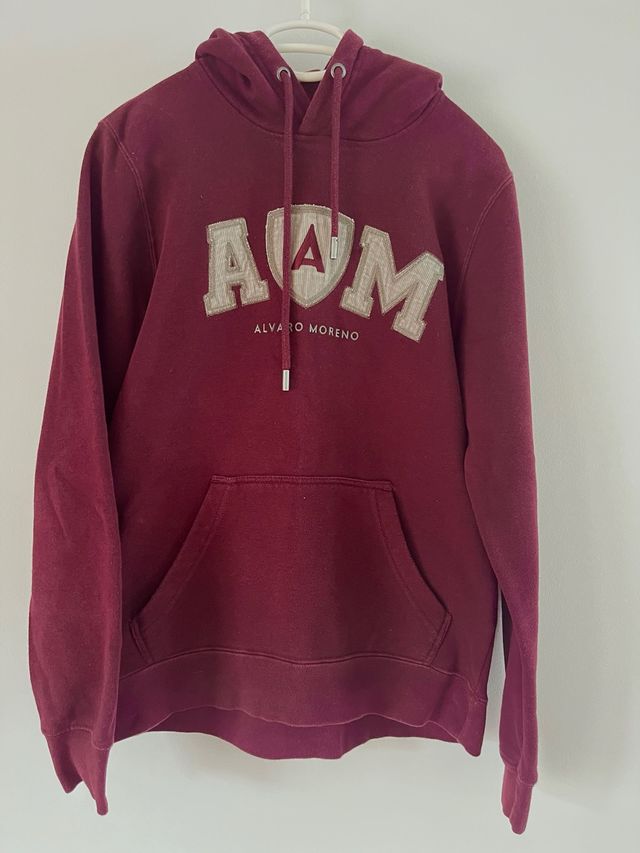 Sudadera burdeos Álvaro Moreno