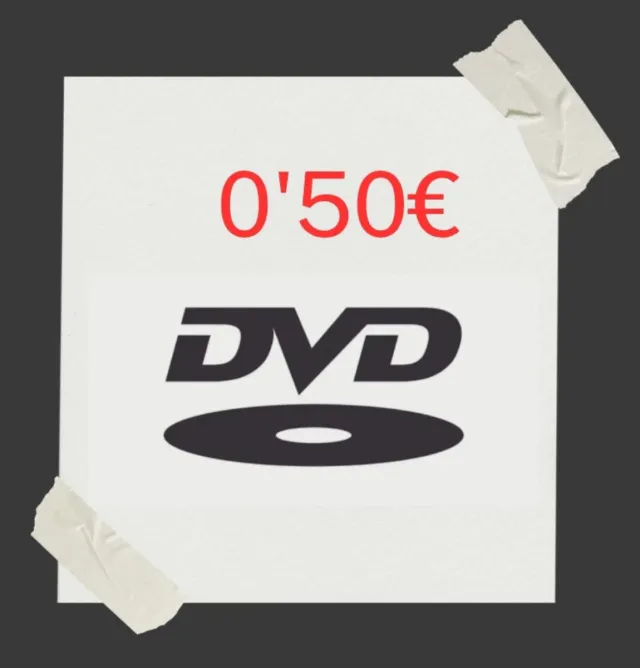 Película DVD 0,50€