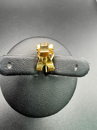 011-04-00408 PENDIENTES FLOR CIRCONITAS ORO 18K