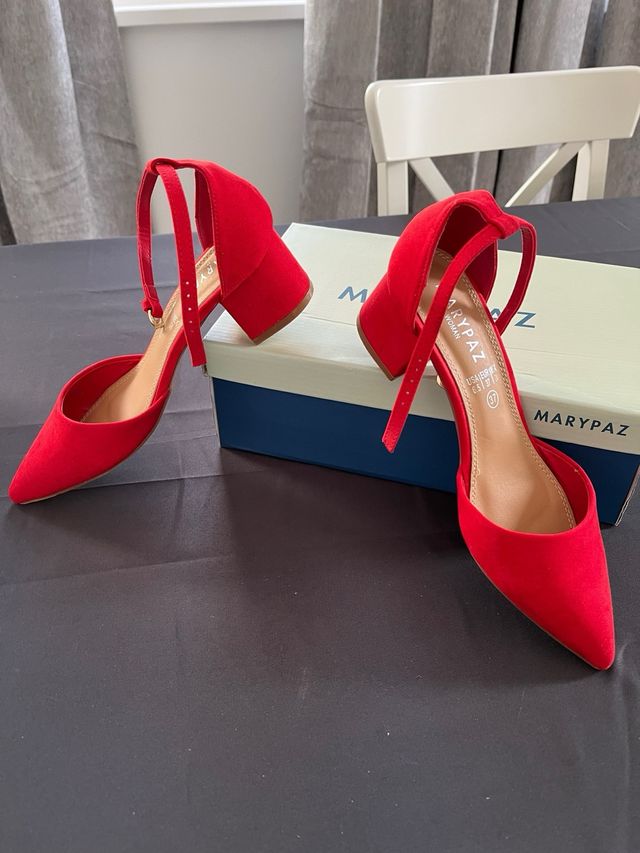 Zapatos MaryPaz rojos Talla 37