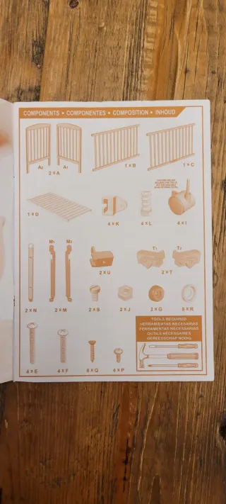 Cuna Trama Bebecar Blanca