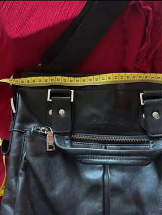 Bolso Prada Negro Cuero