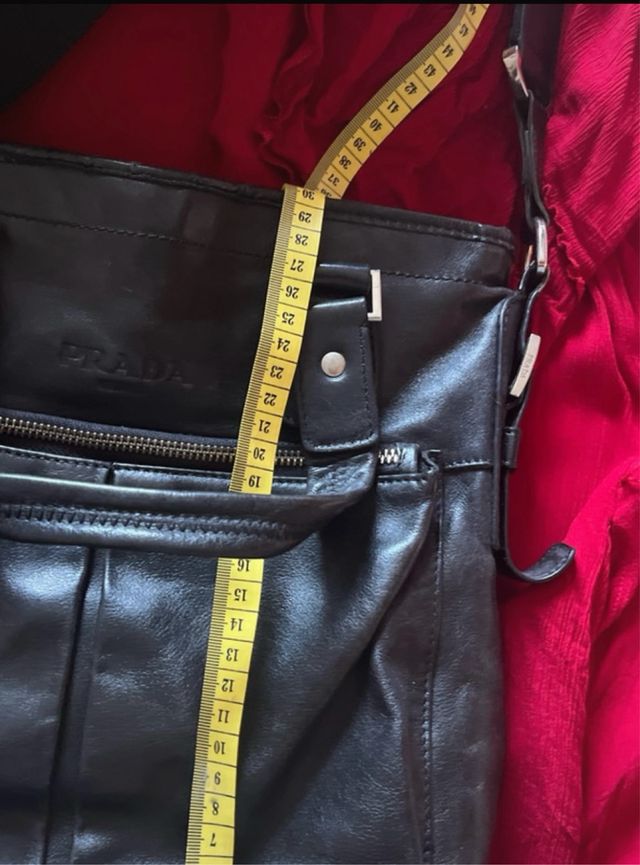 Bolso Prada Negro Cuero