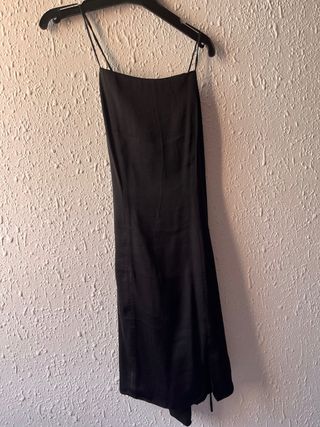 Vestido negro tirantes finos