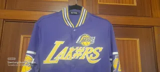 Chaqueta Lakers Morada Talla L