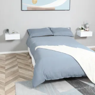 2 Mesitas Colgantes Blancas