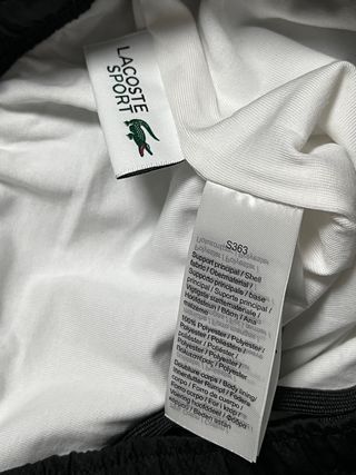 Pantaloni Lacoste Parachute Neri Taglia XS