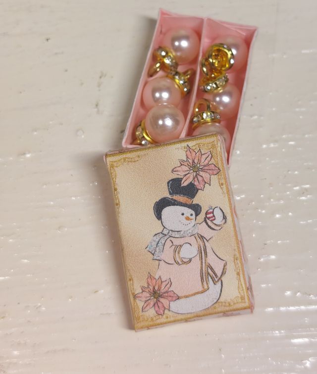 Caja Bolas Navidad 1:12 Casa Muñecas