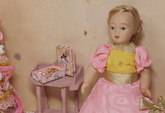 Caja Bolas Navidad 1:12 Casa Muñecas