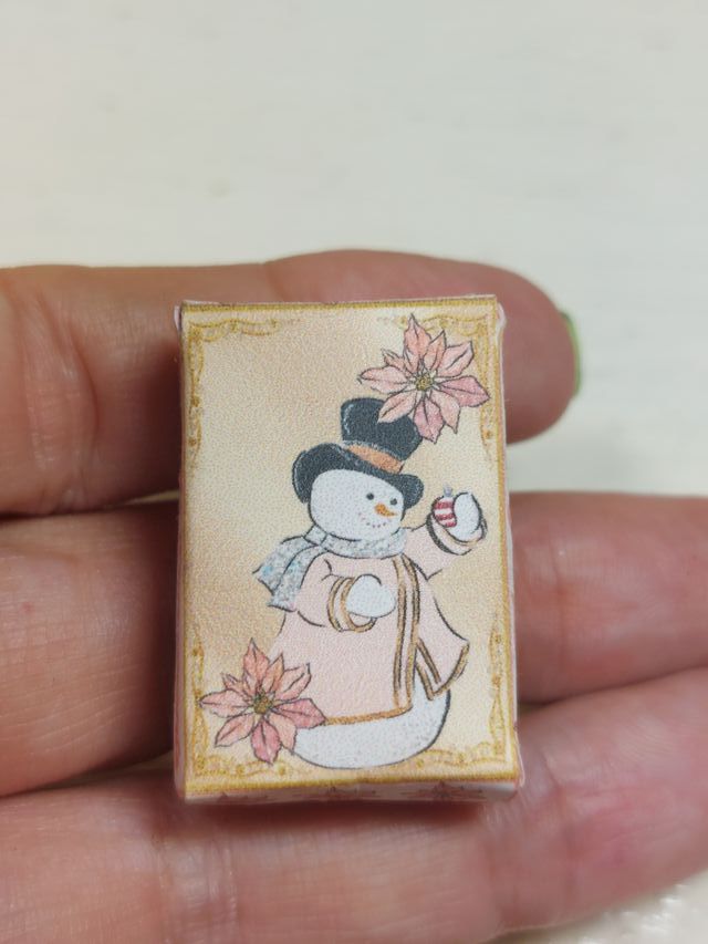 Caja Bolas Navidad 1:12 Casa Muñecas