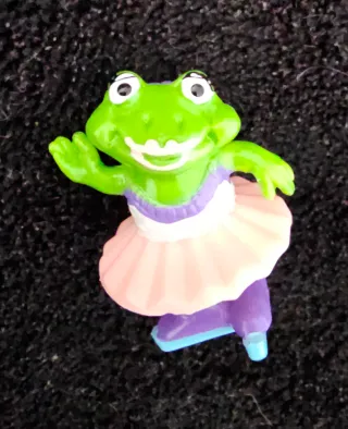 2 Rane da Collezione Giochi h. 4 cm. Pattinatori