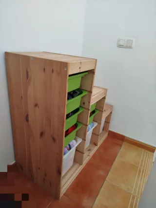Mueble Almacenamiento Ikea Trofast madera pino