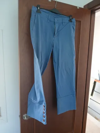 Pantalón montar talla 46 celeste