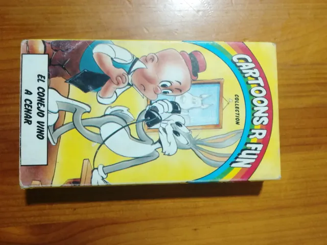 Lote 4 Películas VHS Cartoons R Fun