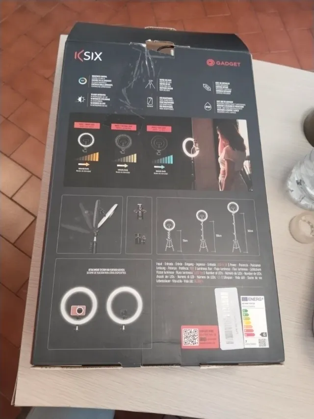 Aro de Luz LED KSIX com Tripé 160cm