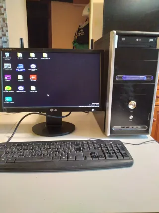 Monitor LG Negro/Plateado