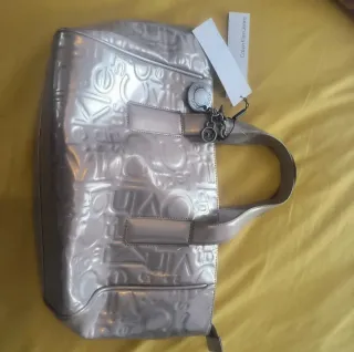 Bolso Calvin Klein Jeans Gris/Plata