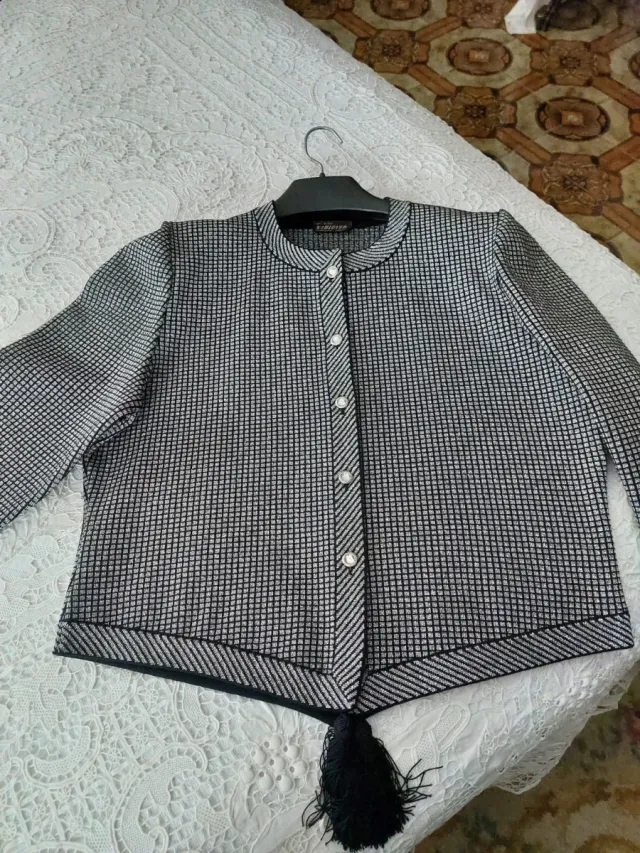 Chaqueta SABLOVER hilo plateado